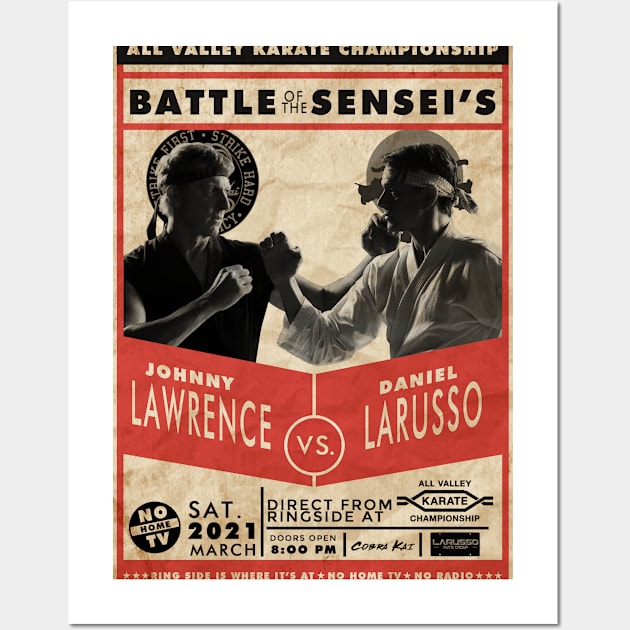 Battle of the sensei's Wall Art by 10thstreet